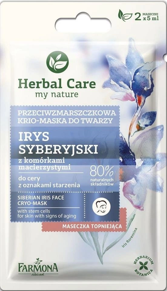 Herbal Care Maseczka przeciwzmarszczkowa IRYS SYBERYJSKI 2x5 ml
