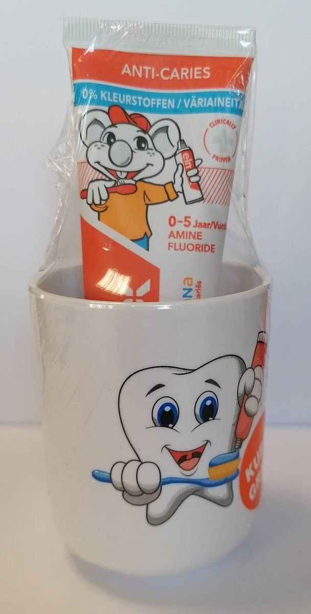 Elmex pasta do zębów dla dzieci 0-5 lat 75ml+kubek