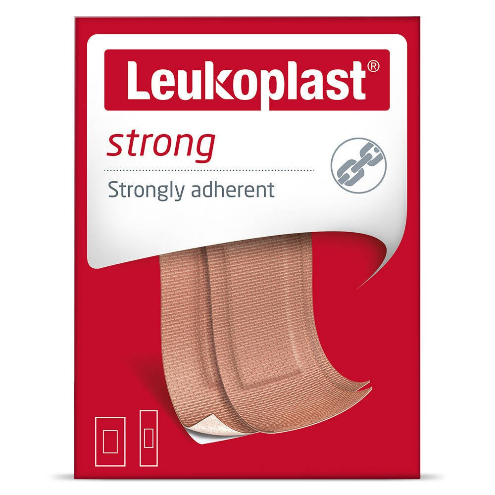 Leukoplast plaster strong 22x72mm,38x63mm mix 20 szt