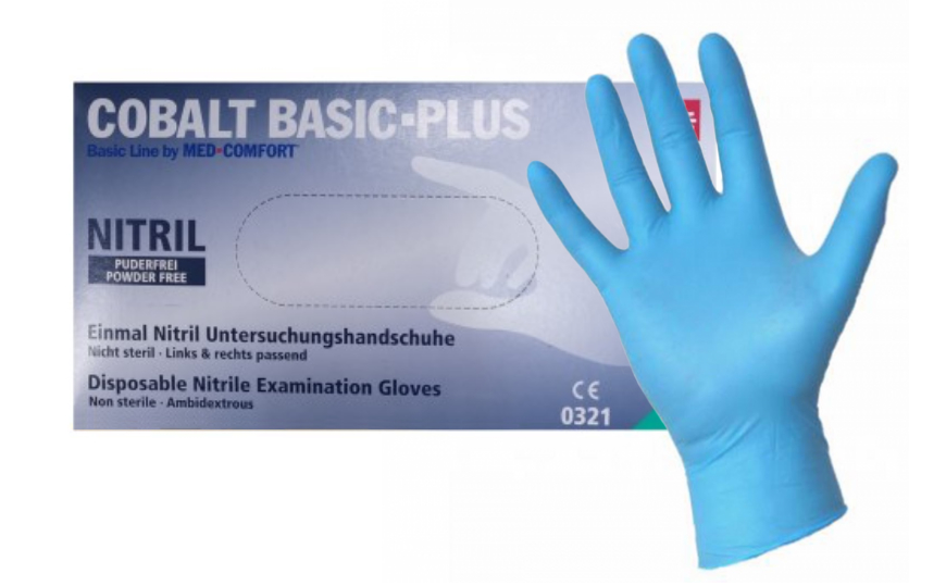 Rękawiczki nitrylowe Cobalt basic plus rozmiar M 200 szt