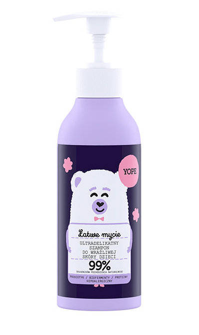 Yope Ultradelikatny szampon do wrażliwej skóry dla dzieci 300ml
